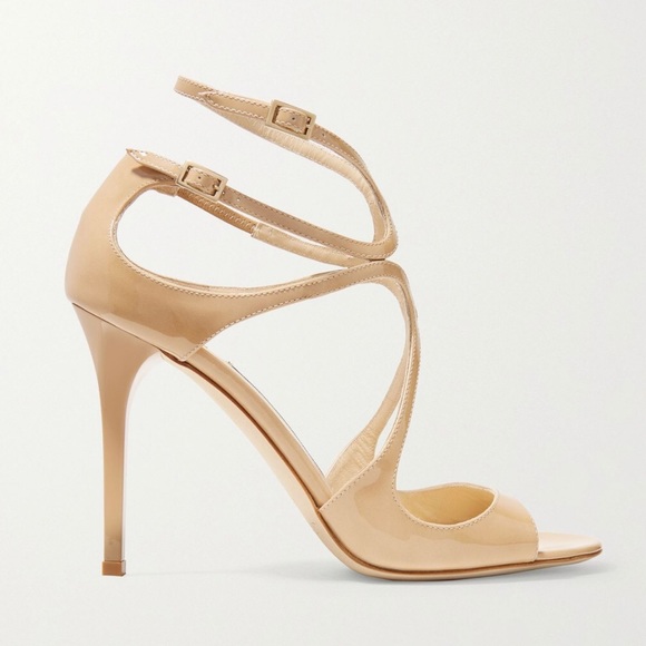 Jimmy Choo nude Lang Sandals - Picture 2 of 9